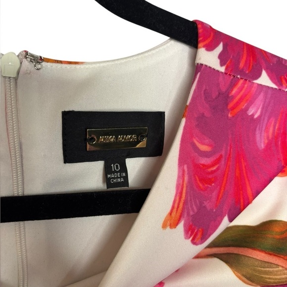 Alexia Admor Scuba Midi Floral Dress Size 10 - Picture 5 of 15